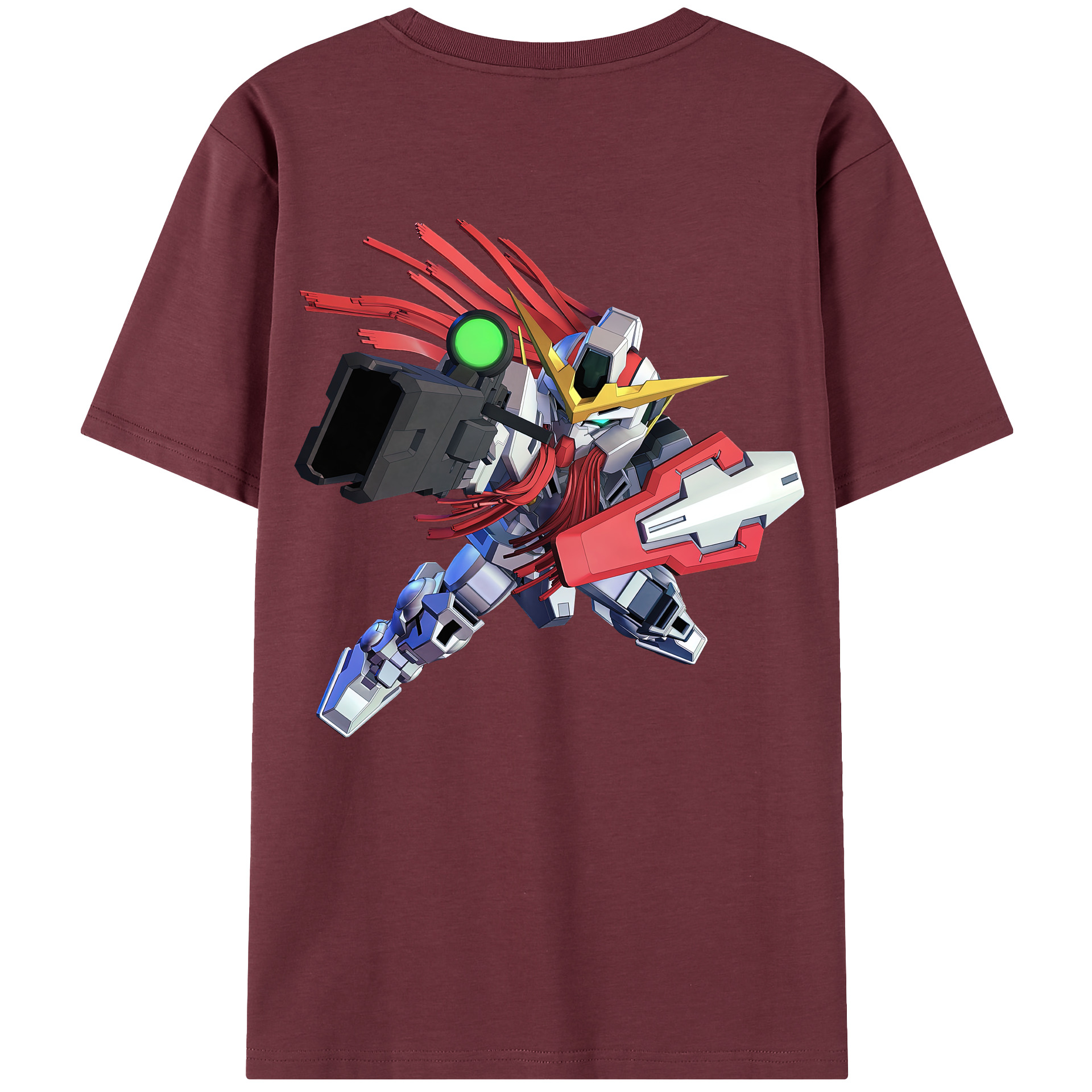 （画像用） 機動戦士ガンダム Mobile Suit Gundam 綿100％半袖Tシャツ（背面プリント）